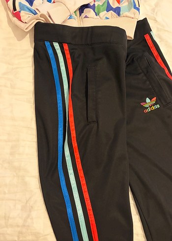 Kızlar için Çok Renkli Fermuarlı Eşofman Takımı - Görsel 2