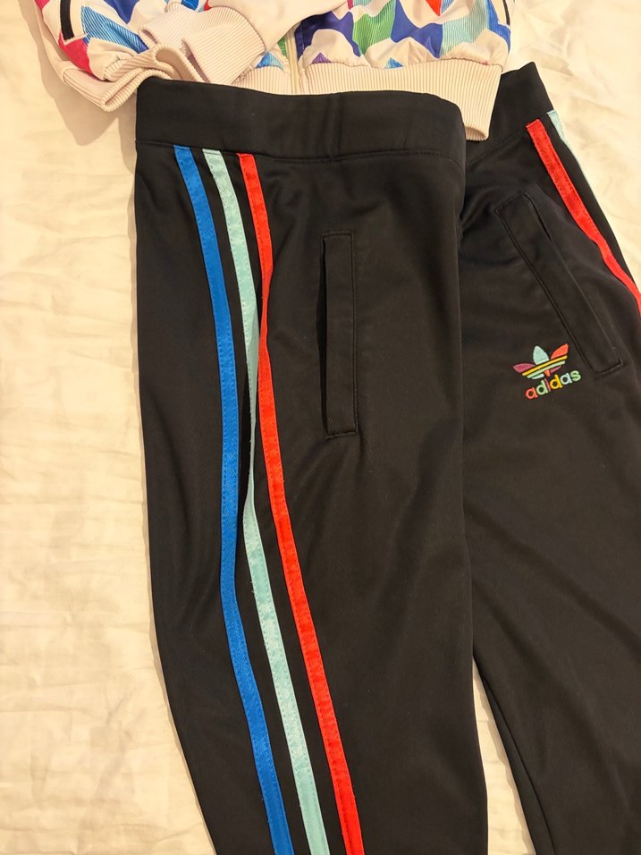 Kızlar için Çok Renkli Fermuarlı Eşofman Takımı - Görsel 2