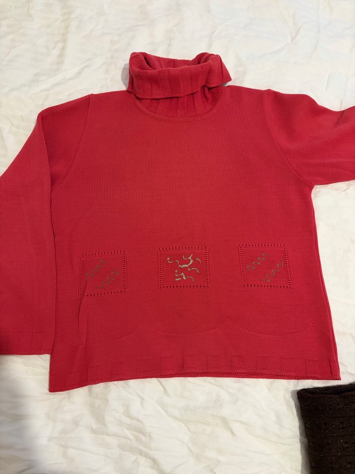 Boğazlı Kadın Triko Kazak - Görsel 2