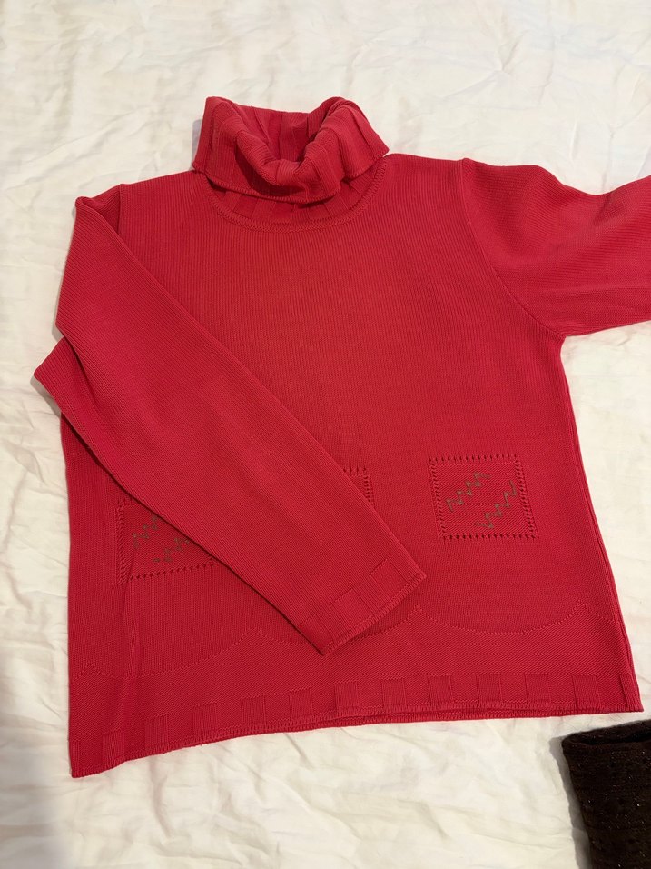 Boğazlı Kadın Triko Kazak - Görsel 3