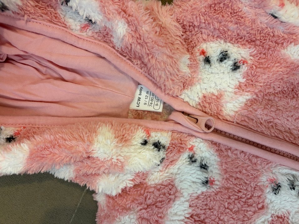 Pembe Tavşan Desenli Bebek Kız Takımı - Görsel 4