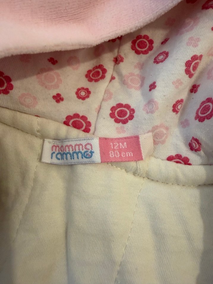 Kapüşonlu Fermuarlı Bebek Kız Tulumu - Görsel 3