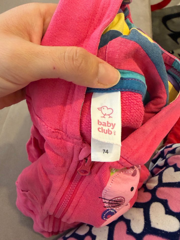 Kız Çocuk Kapüşonlu Fermuarlı Sweatshirt - Görsel 3