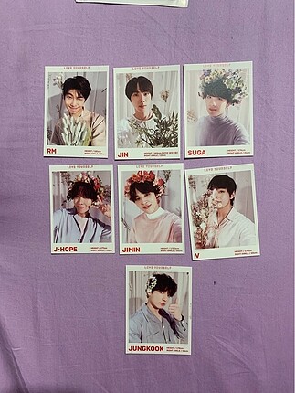 bts love yourself unofficial photocards