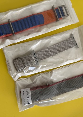 Hepsinin fiyatıdır çok Renkli Gri Erkek Saat Kayışı 42-49 - Görsel 2