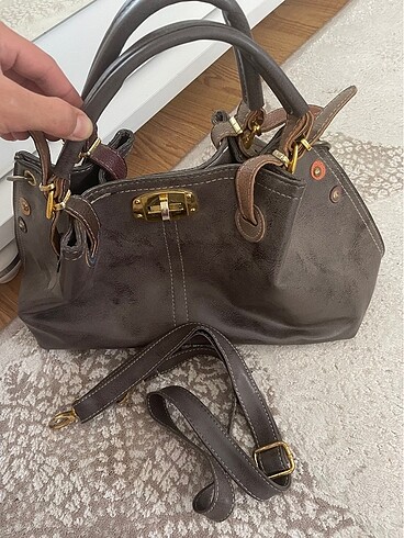 Kahverengi çanta - Görsel 2