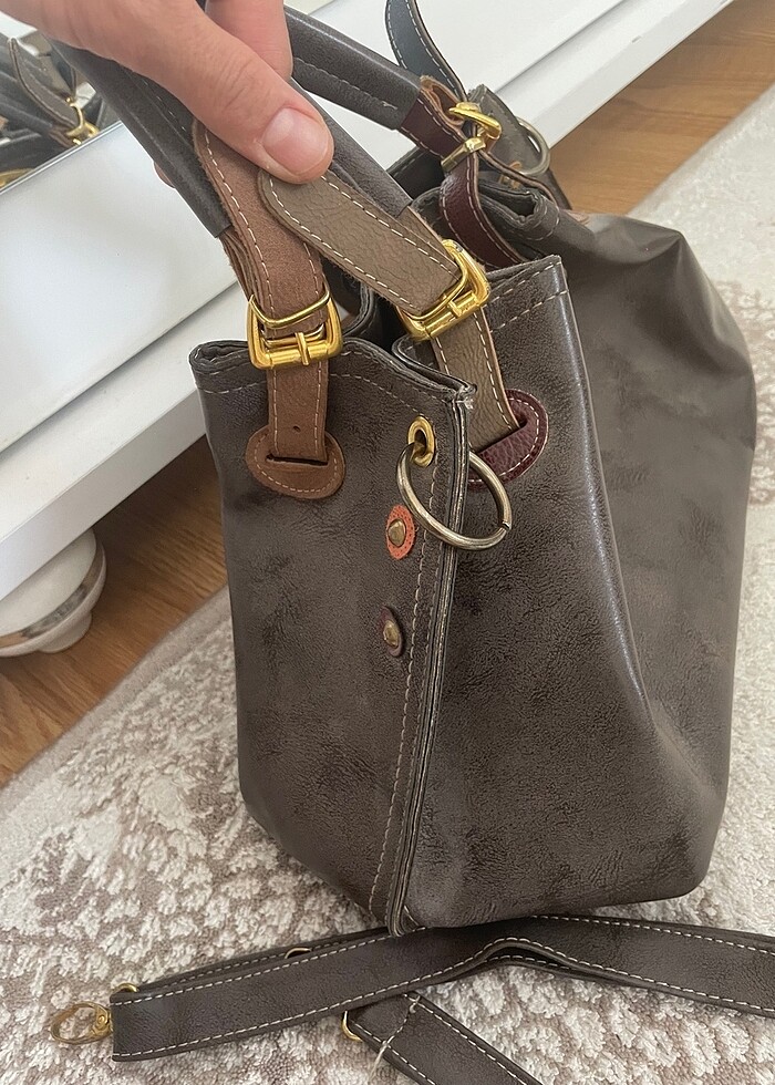 Kahverengi çanta - Görsel 3