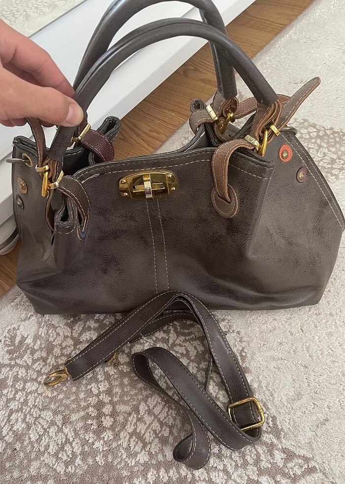 Kahverengi çanta - Görsel 2