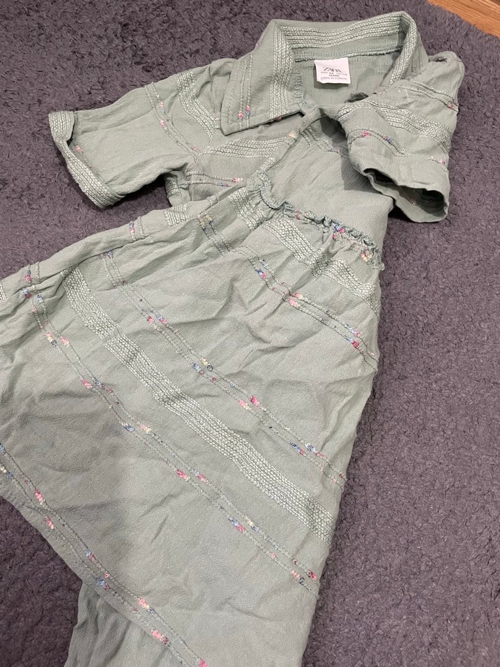 Su yeşili elbise - Görsel 3