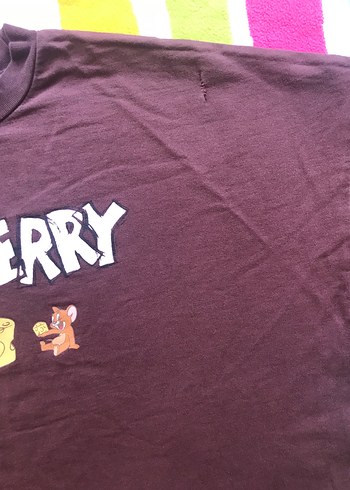 m Beden Tom and Jerry Baskılı tunik