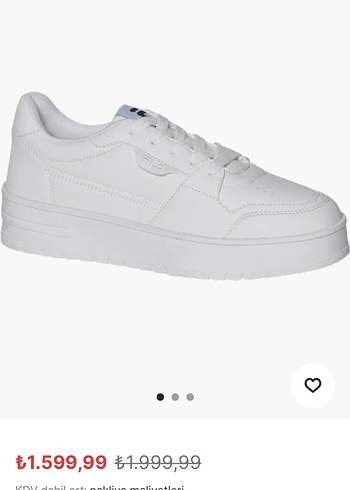 Beyaz Fila Kadın Spor Ayakkabı - Görsel 5