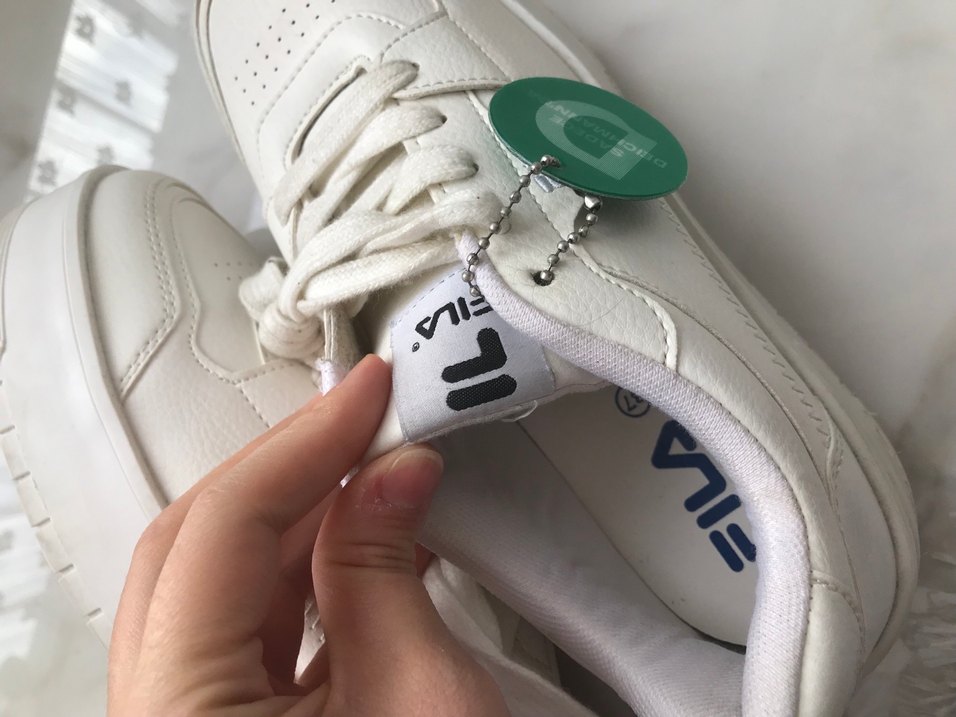 Beyaz Fila Kadın Spor Ayakkabı - Görsel 4