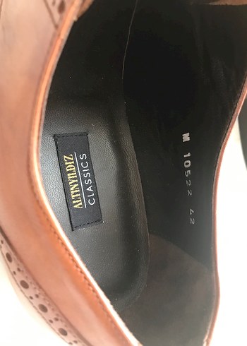 Kahverengi Erkek Klasik Deri Ayakkabı - Görsel 3