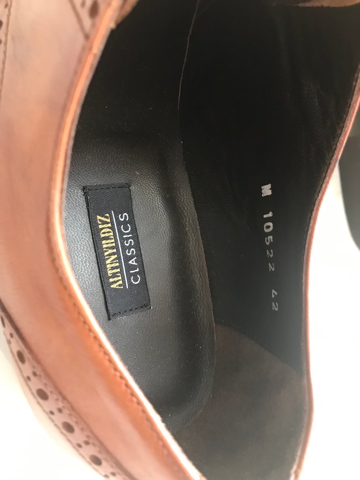 Kahverengi Erkek Klasik Deri Ayakkabı - Görsel 3