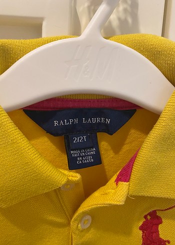 Sarı Uzun Kollu Polo Yaka  Tişört - Görsel 2