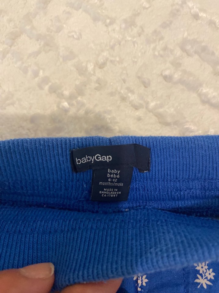 Kız Çocuk Mavi Düğmeli Pamuk Şort - Görsel 2