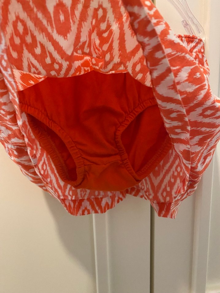 Turuncu Desenli külotlu etek - Görsel 2