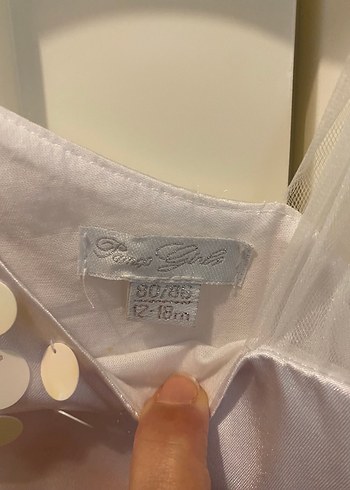 Kız Çocuk Çok Renkli Tül Elbise - Görsel 3