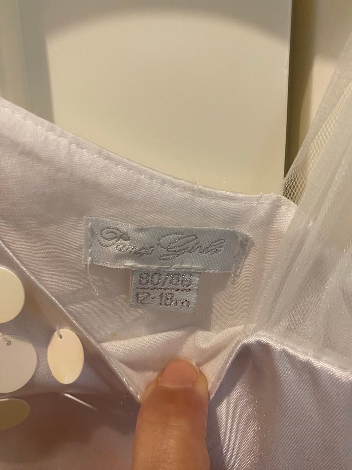 Kız Çocuk Çok Renkli Tül Elbise - Görsel 3