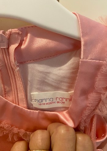 Pembe Kız Çocuk Fırfırlı kolsuz elbise - Görsel 3