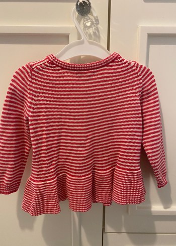 Kız Çocuk Pembe Düğmeli Triko Hırka - Görsel 2