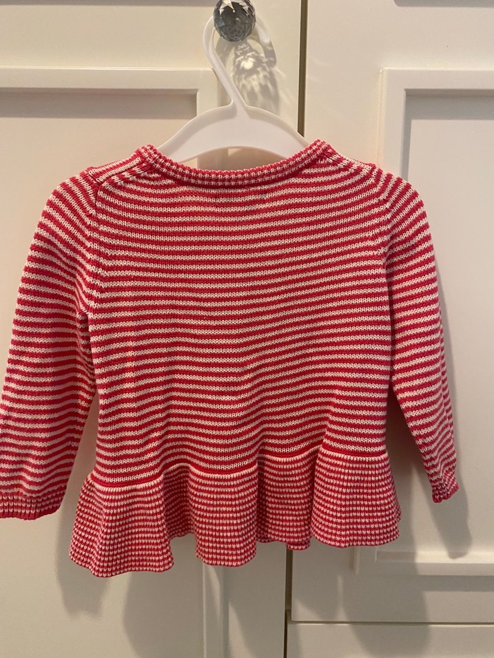 Kız Çocuk Pembe Düğmeli Triko Hırka - Görsel 2