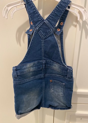 H&M Kız Çocuk Kot Tulum Kalp Detaylı