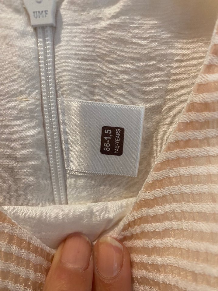 Kız Çocuk Pembe Fırfırlı Triko Elbise - Görsel 4