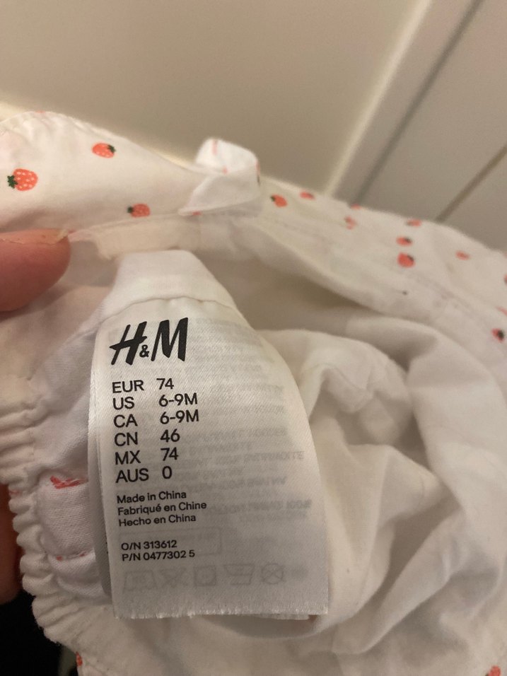 Çilek Baskılı Pamuklu Fırfırlı Çocuk Şapkası - Görsel 3