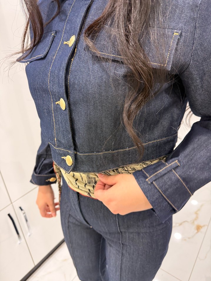 Koyu Lacivert Denim Takım — görsel 8/9