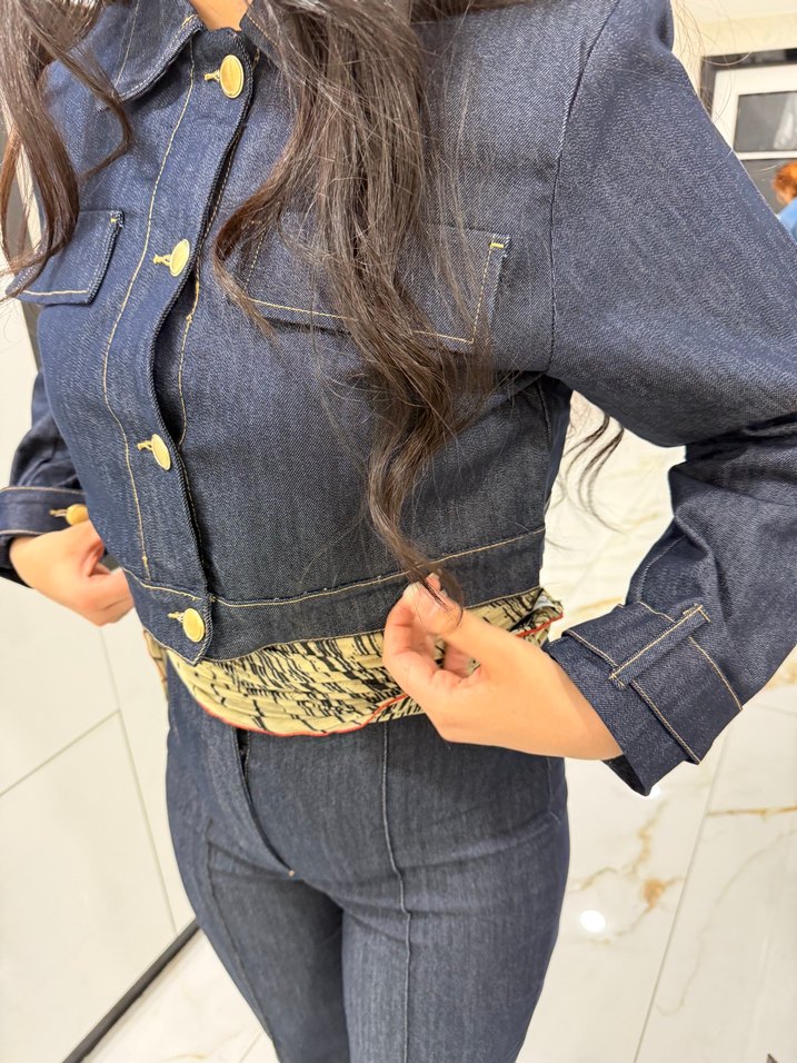 Koyu Lacivert Denim Takım — görsel 7/9