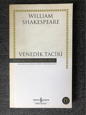 william shakespeare venedik taciri