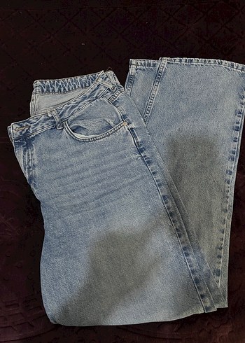 Trendyol & Milla Acik Mavi Rahat Kesim Denim Jean