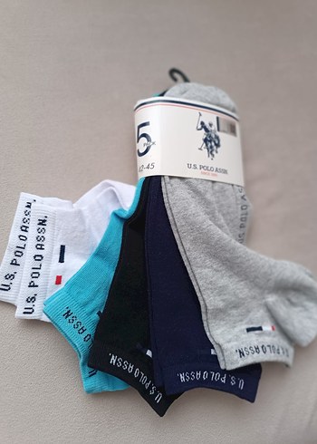 U.S Polo Assn. 5li Renkli Corap Seti