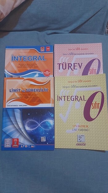 limit - türev - integral apotemi & karekök sıfır test kitabı set