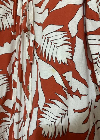 LCW Maternity Uzun Kollu Desenli Gömlek Elbise - Görsel 4