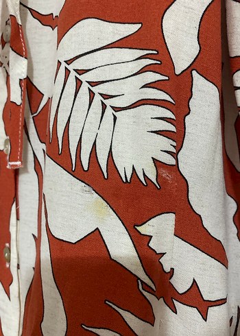 LCW Maternity Uzun Kollu Desenli Gömlek Elbise - Görsel 3