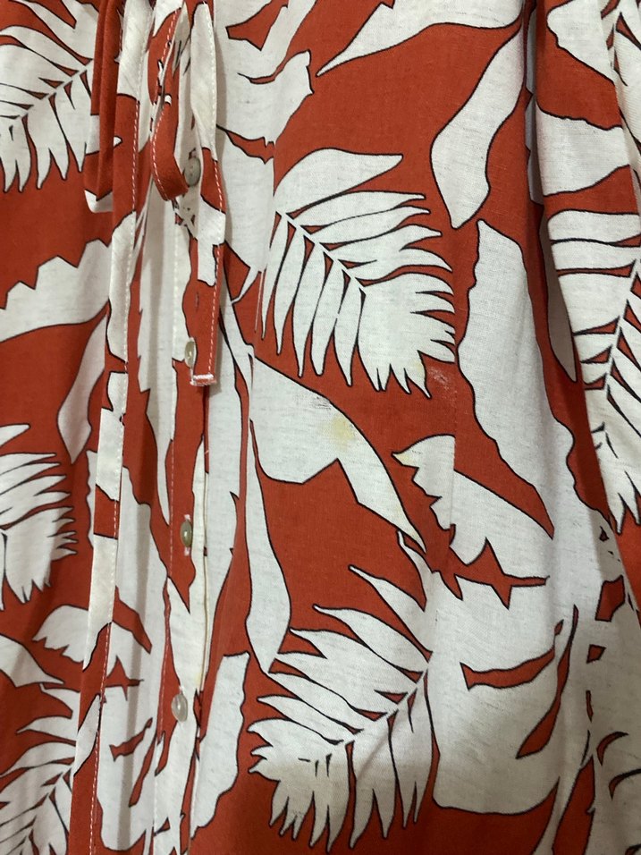 LCW Maternity Uzun Kollu Desenli Gömlek Elbise - Görsel 4