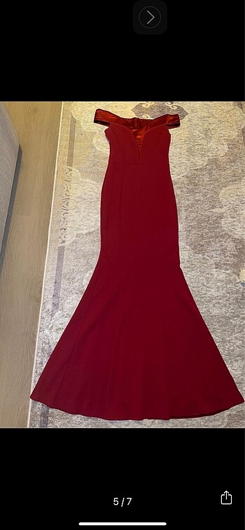 xs Beden bordo Renk Bordo uzun elbise
