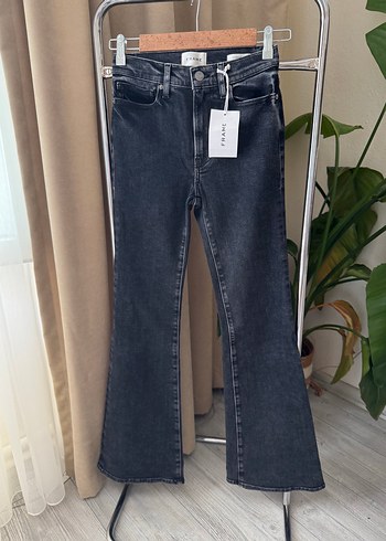 Diğer Gri Baskılı Kadın Kot Pantolon