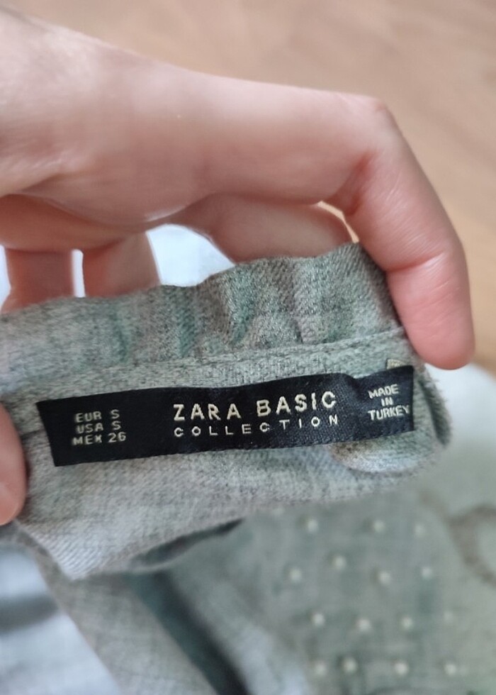 Zara gri bluz - Görsel 2