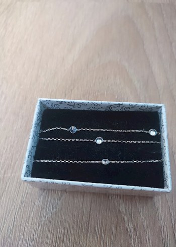 Gümüş Üç Sıralı Bileklik - Görsel 4