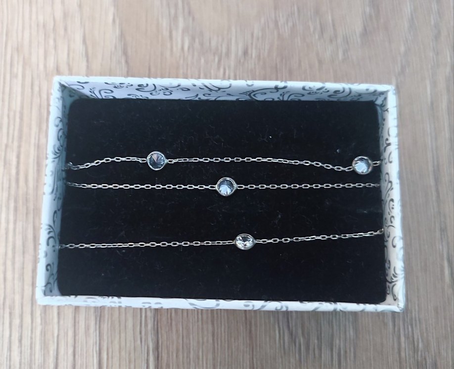 Gümüş Üç Sıralı Bileklik - Görsel 3