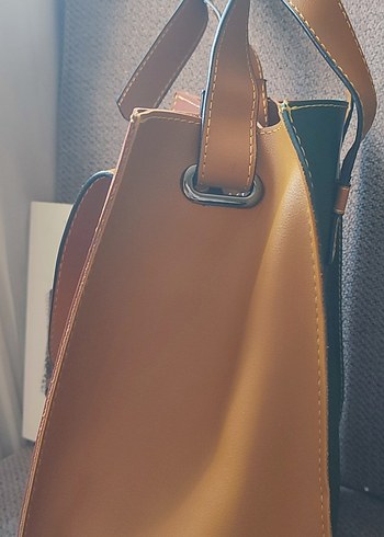 Yargıcı 3 Renkli Deri Kadın Çanta - Görsel 3