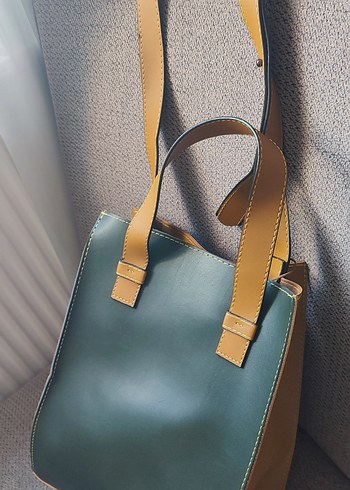 Yargıcı 3 Renkli Deri Kadın Çanta - Görsel 6