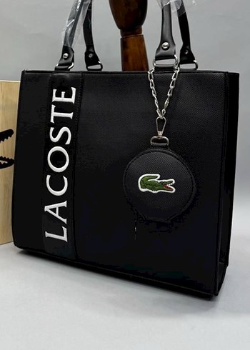 Beden Lacoste Siyah Deri Kadın Çanta