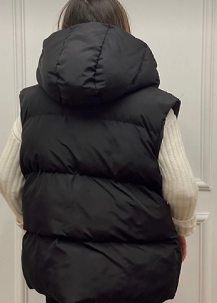 Siyah şişme yelek - Görsel 2