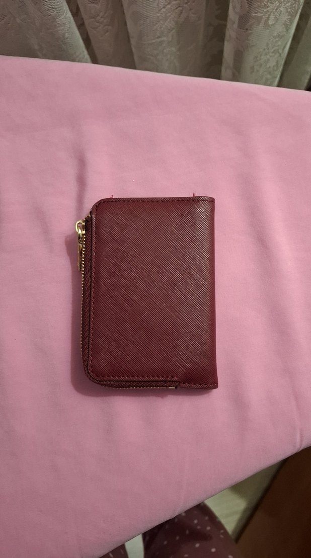Bordo Mini Deri Cüzdan — görsel 2/6