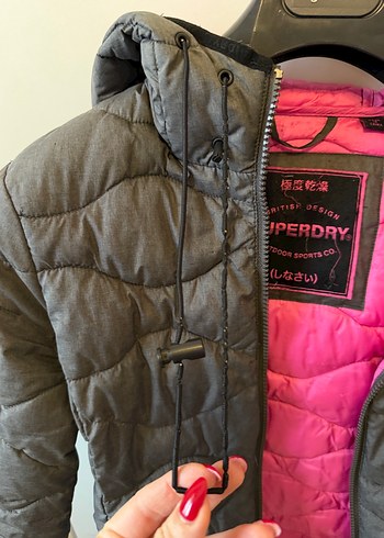 Gri Fermuarlı Kadın Kışlık Mont - Görsel 5