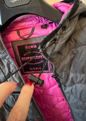 Gri Fermuarlı Kadın Kışlık Mont - Görsel 6